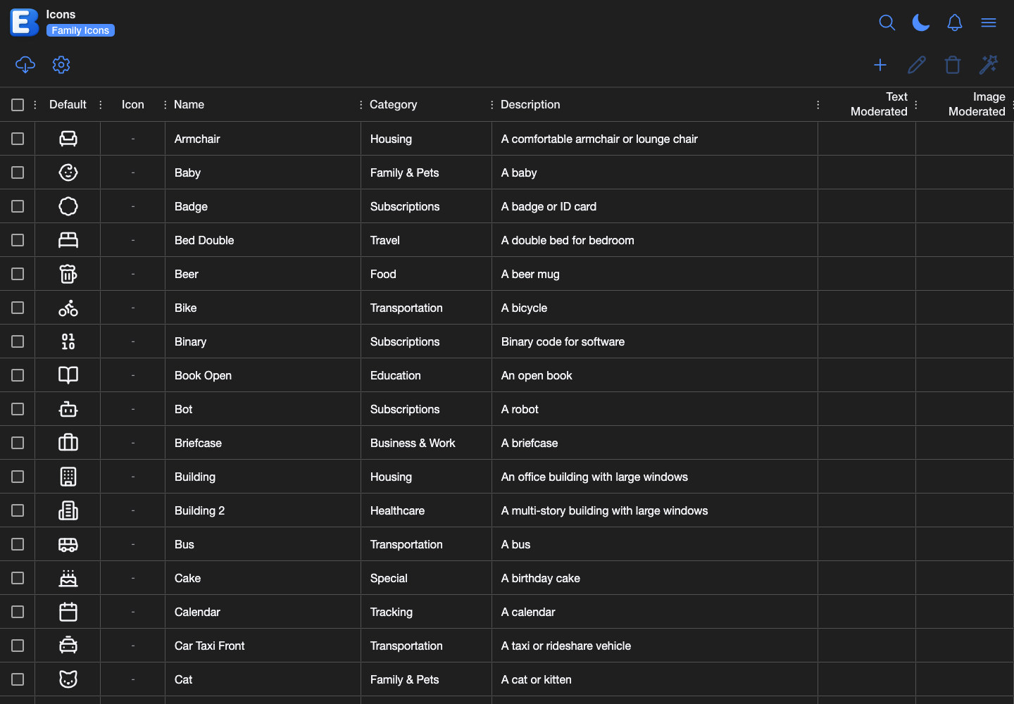 Custom Icons